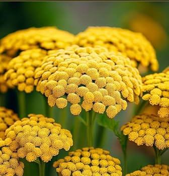 Gold Yarrow Seeds 500-10,000 Achillea filipendulina Drought-Tolerant Pollinator-Friendly Flower