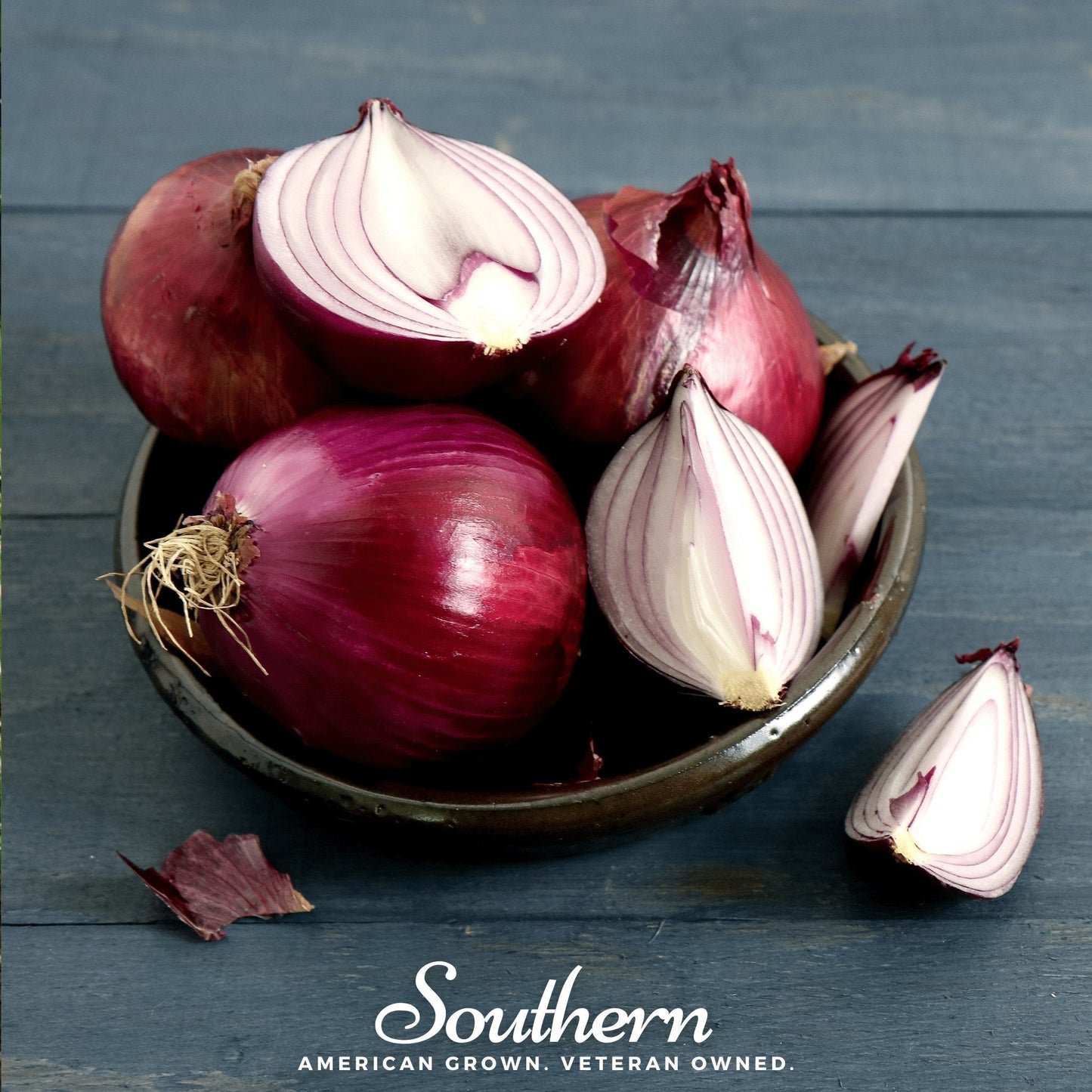 Red Burgundy Onion Seeds – Heirloom Allium cepa for Crisp, Sweet Flavor & Long Storage – 200 Seeds