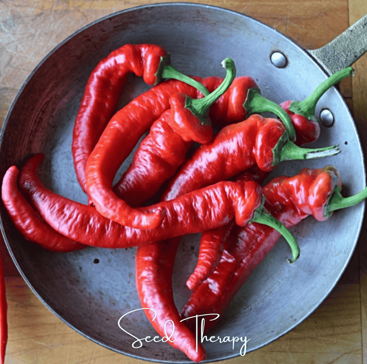 Jimmy Nardello's Pepper Seeds – Heirloom Sweet Italian Pepper, Open Pollinated, Non-GMO, 25 Seeds