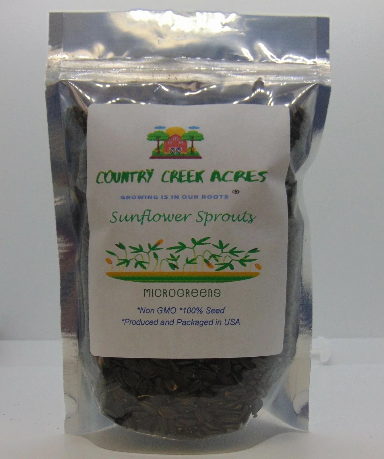 Sunflower Seeds 2 oz Organic Non-GMO Helianthus annuus for Garden, Backyard, Pollinator Attracting, Edible Planting Seeds