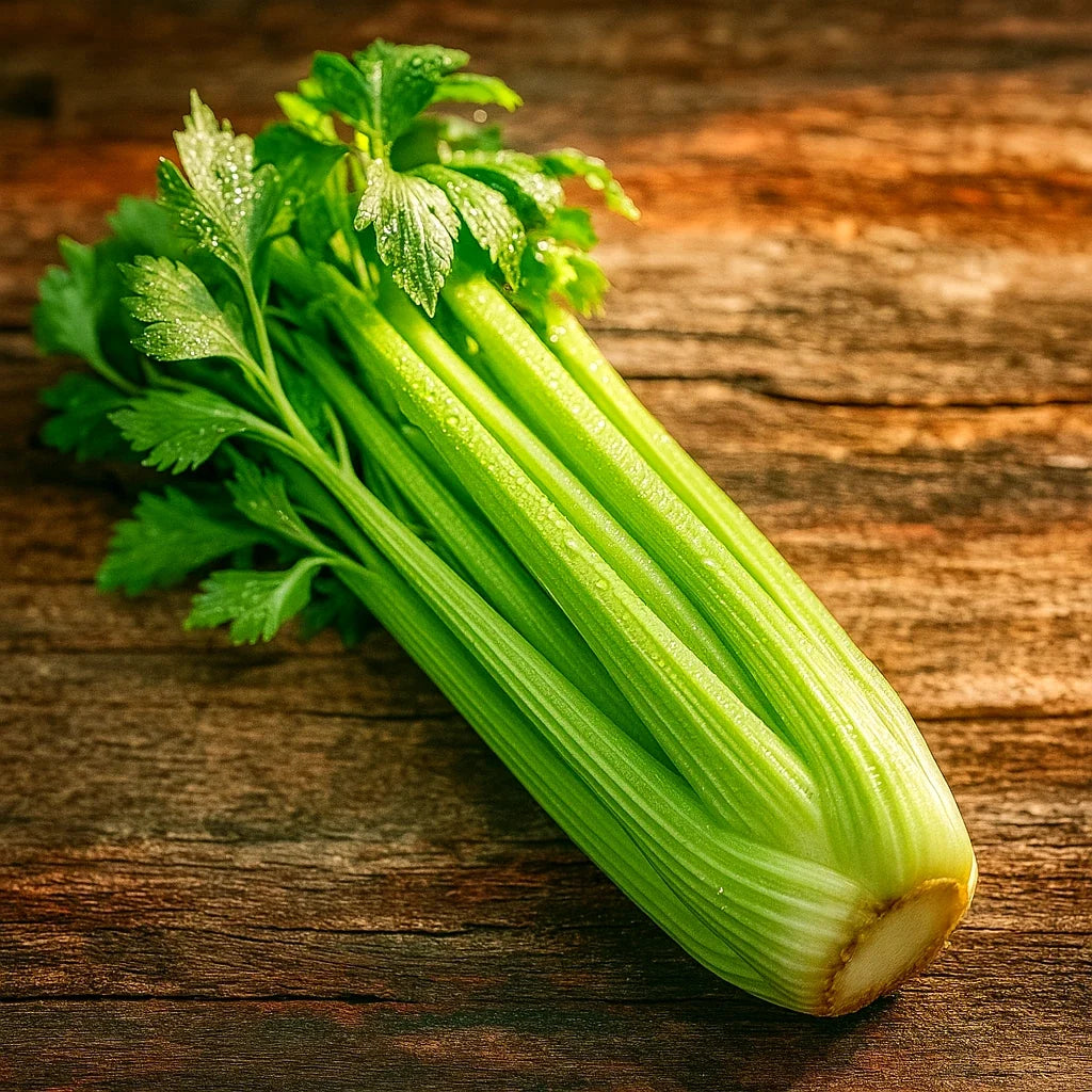 Tall Utah Celery Seeds - Heirloom Non-GMO Apium graveolens Crisp Stringless Vegetable Seeds