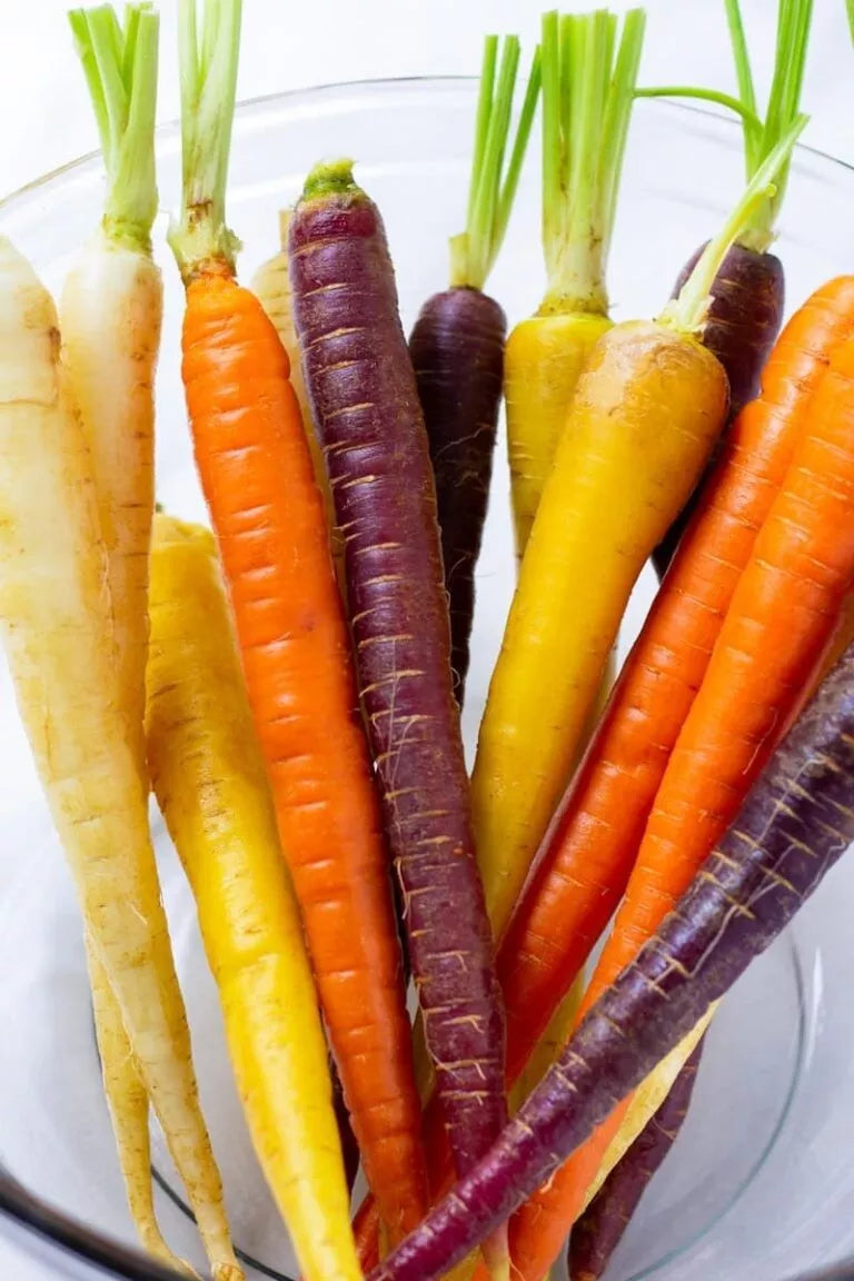 Rainbow Carrot Seeds – Non-GMO Heirloom Variety, Colorful Daucus carota Vegetable Seeds for Garden & Containers