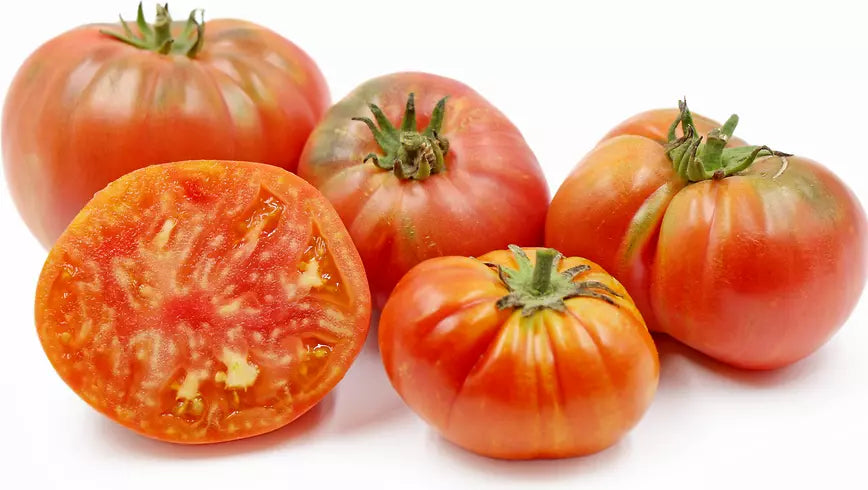 Vintage Wine Striped Tomato Seeds - Heirloom Beefsteak Variety, 120+ Seeds, Solanum lycopersicum
