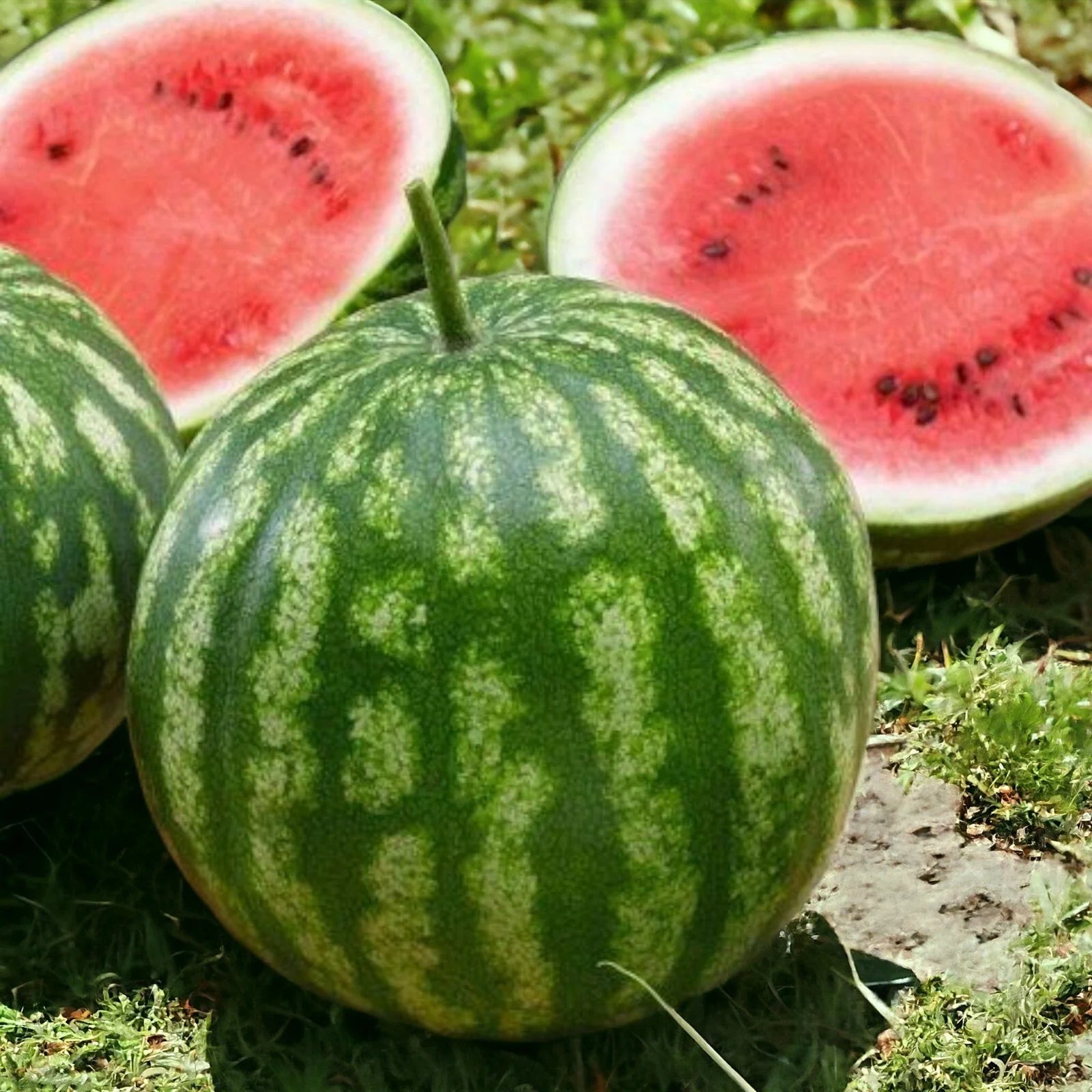 Sugar Baby Watermelon Seeds - Heirloom Non-GMO Citrullus lanatus for Small Gardens & Containers, 45pcs