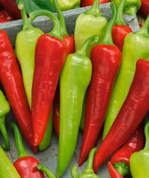 Sweet Banana Pepper Seeds - Heirloom Non-GMO Capsicum annuum for Home Garden & Container Growing
