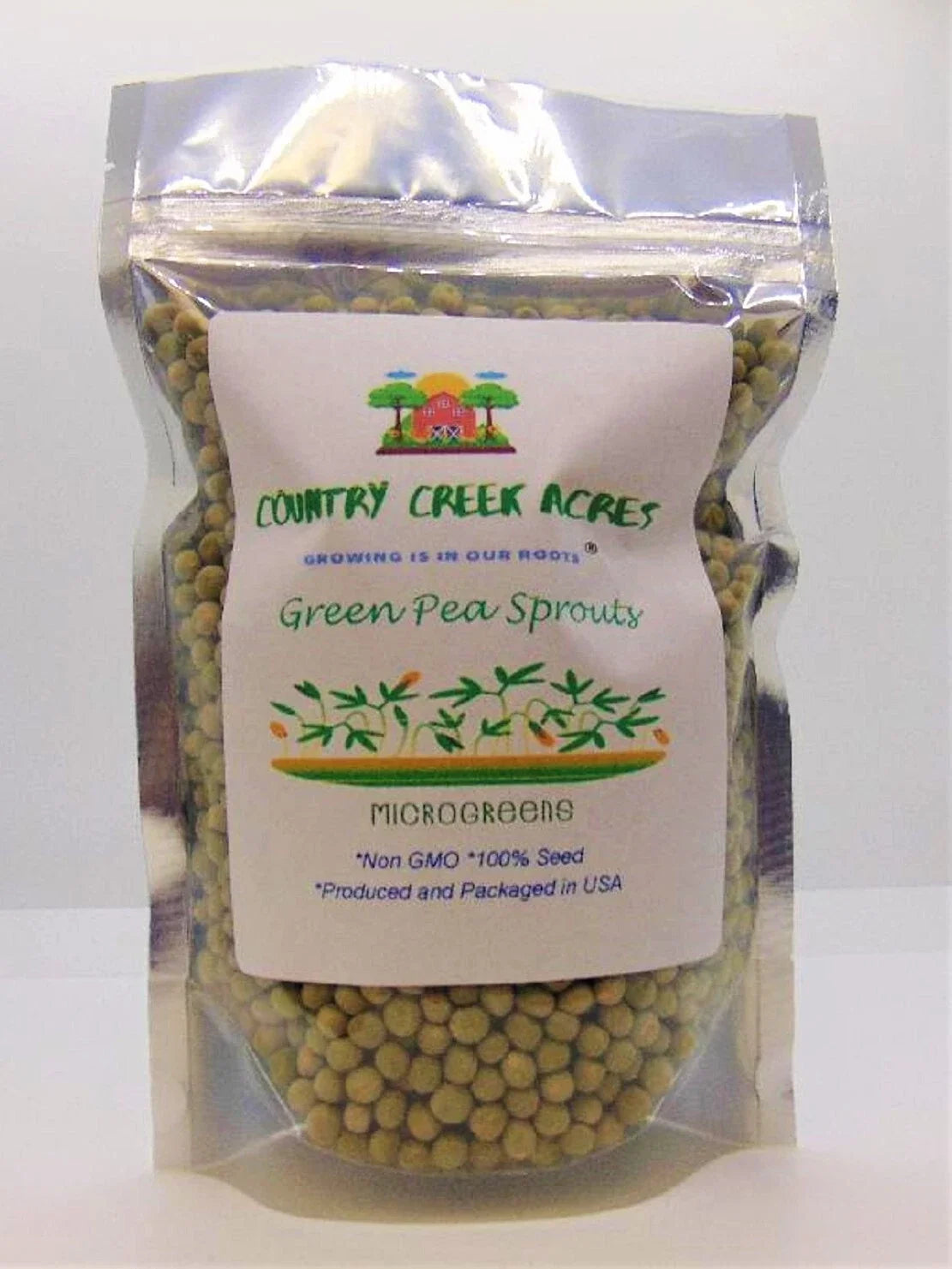 Green Pea Seeds 12 oz Organic Pisum sativum Heirloom Gardening Supplies for Home & Container Gardening