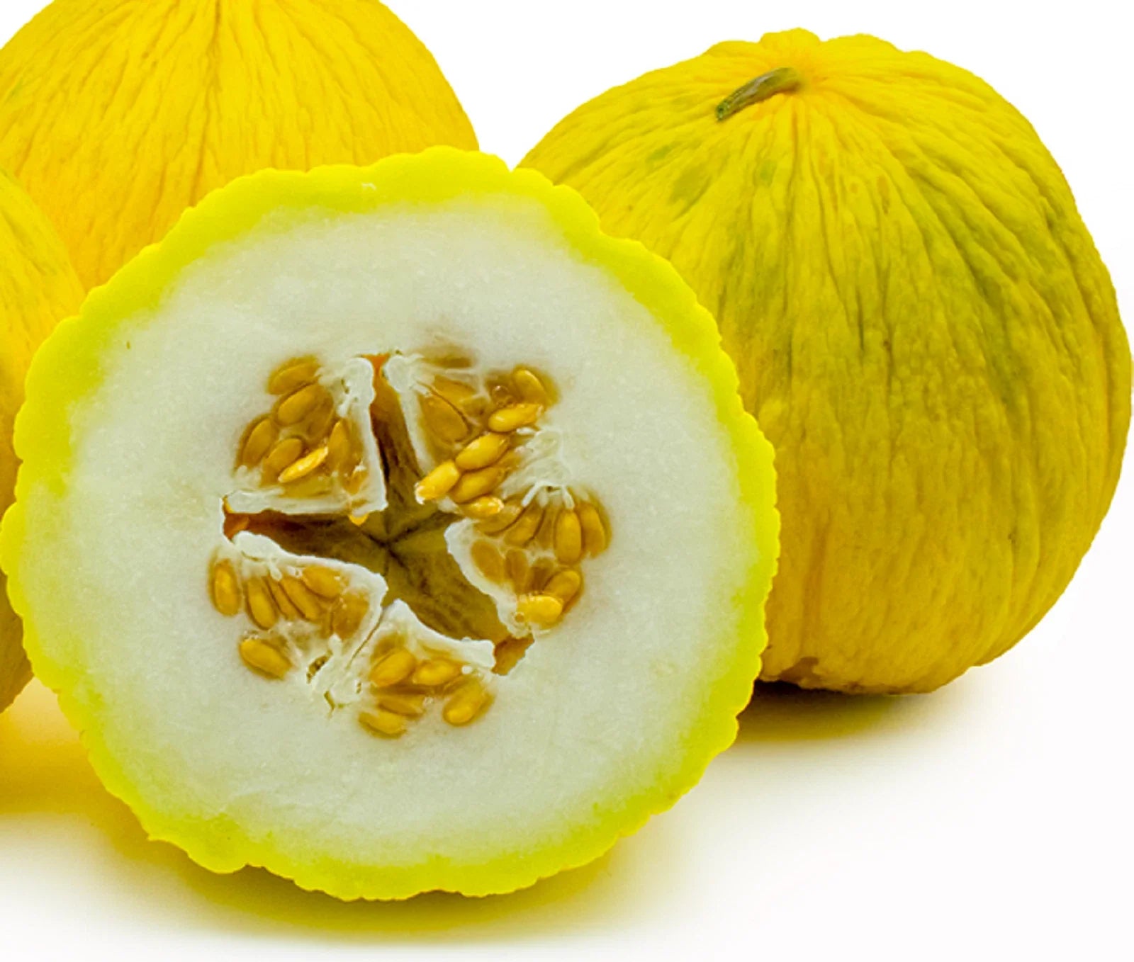 Golden Beauty Casaba Melon Seeds - Non-GMO Heirloom Cucumis melo for Home Garden, Container Growing, Juicy Summer Melons