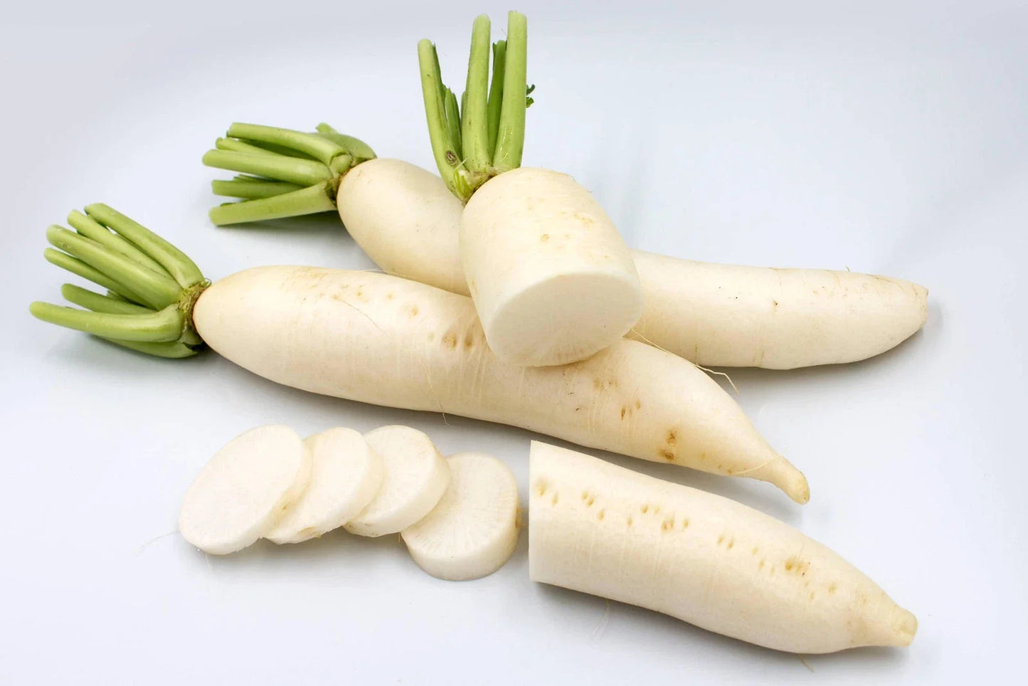 Heirloom Daikon Radish Seeds - Non-GMO Raphanus sativus for Home Gardening, Salad & Pickling