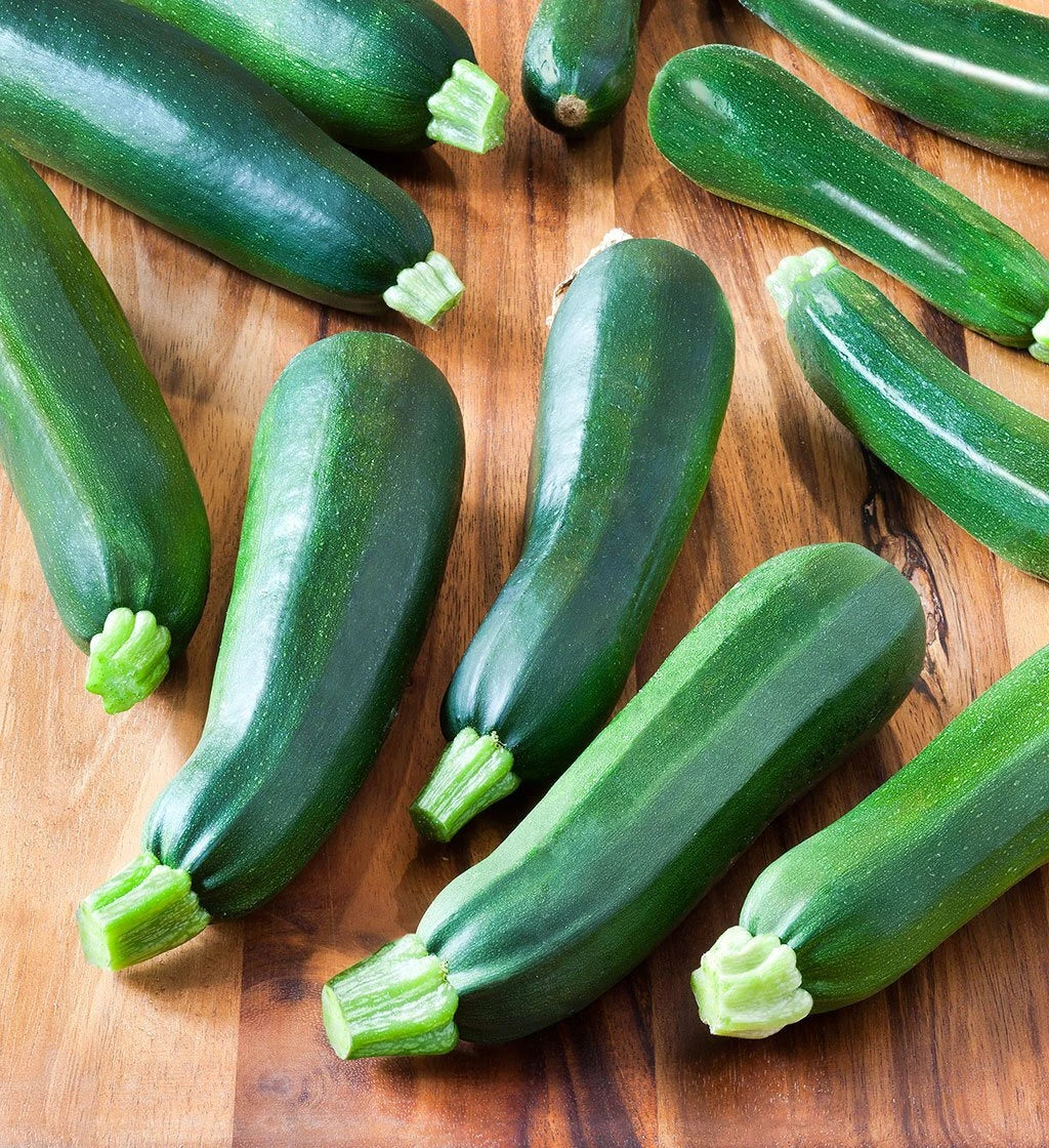 Organic Zucchini Seeds Black Beauty Cucurbita pepo Heirloom Non-GMO 50+ Pack