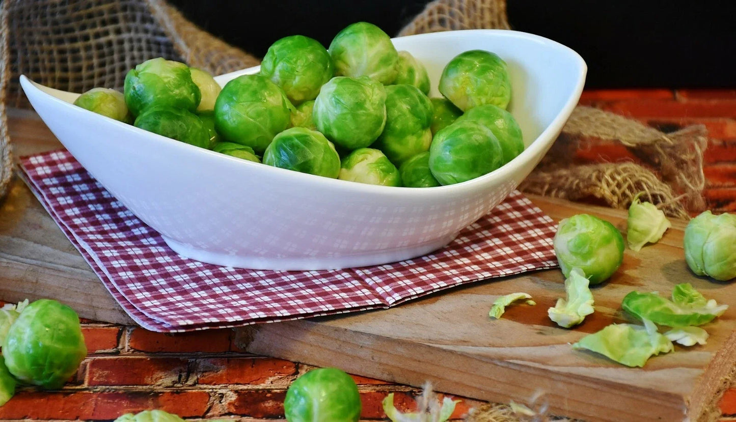Long Island Improved Brussels Sprout Seeds - Heirloom Brassica oleracea - 250+ Seeds for Home Garden, Compact, High Yield