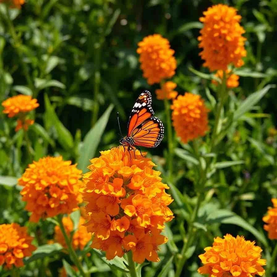 Milkweed Seeds - 100 Non-GMO Orange Tuberosa for Monarch Butterflies - Asclepias tuberosa - Perennial Flower for Pollinators