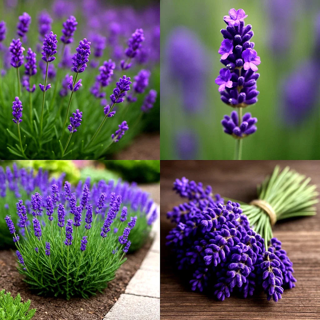 English Lavender Seeds - 1200+ Heirloom Lavandula angustifolia for Fragrant Gardens & Mosquito Repellent