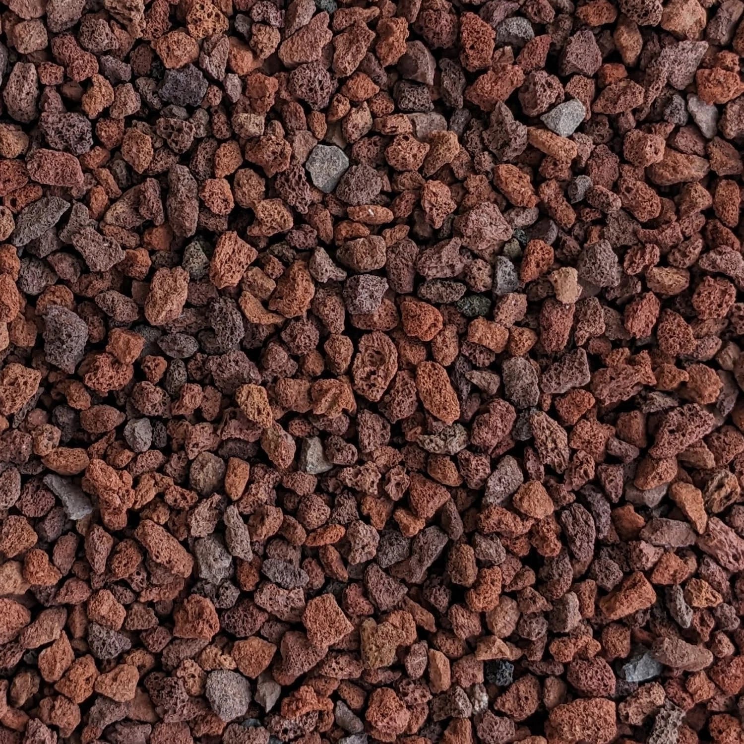 Red Lava Rocks for Plants - Natural Volcanic Rock 1/4" for Drainage, Soil Aeration, Landscaping, Potting