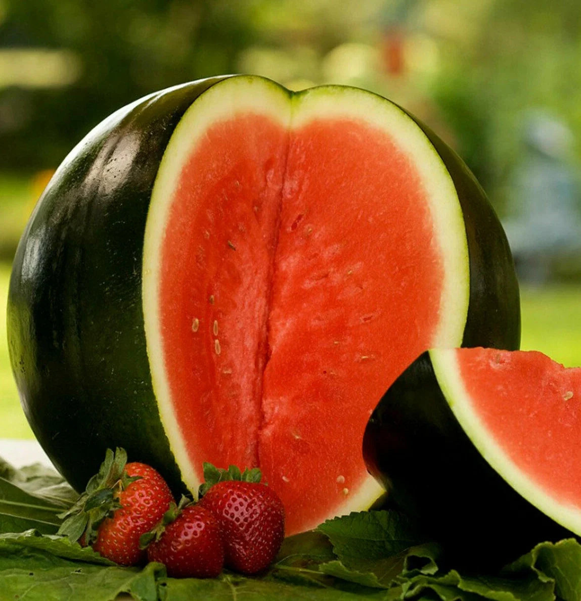 Sugar Baby Watermelon Seeds | Mini Icebox Melon | Sweet Personal-Sized Fruit | Citrullus lanatus