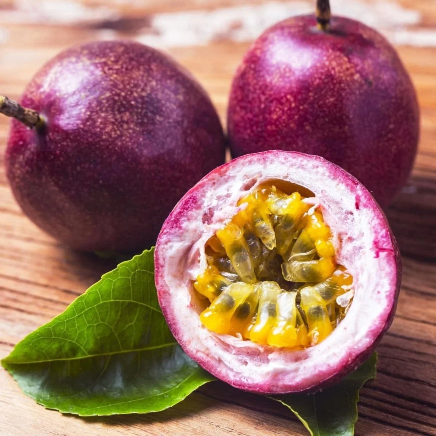 Passion Fruit Seeds - 50pcs Purple-Skinned Variety for Home Gardens & Greenhouses