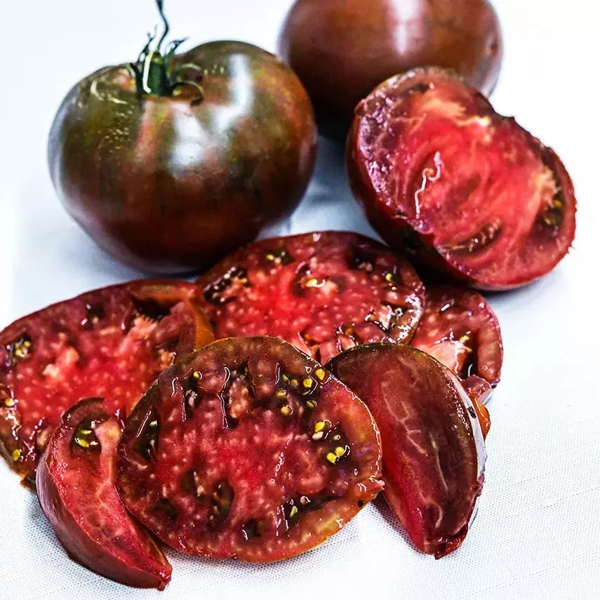 Paul Robinson Tomato Seeds - Heirloom Organic Non-GMO Solanum lycopersicum, 10+ Seeds for Home Garden, Container Growing