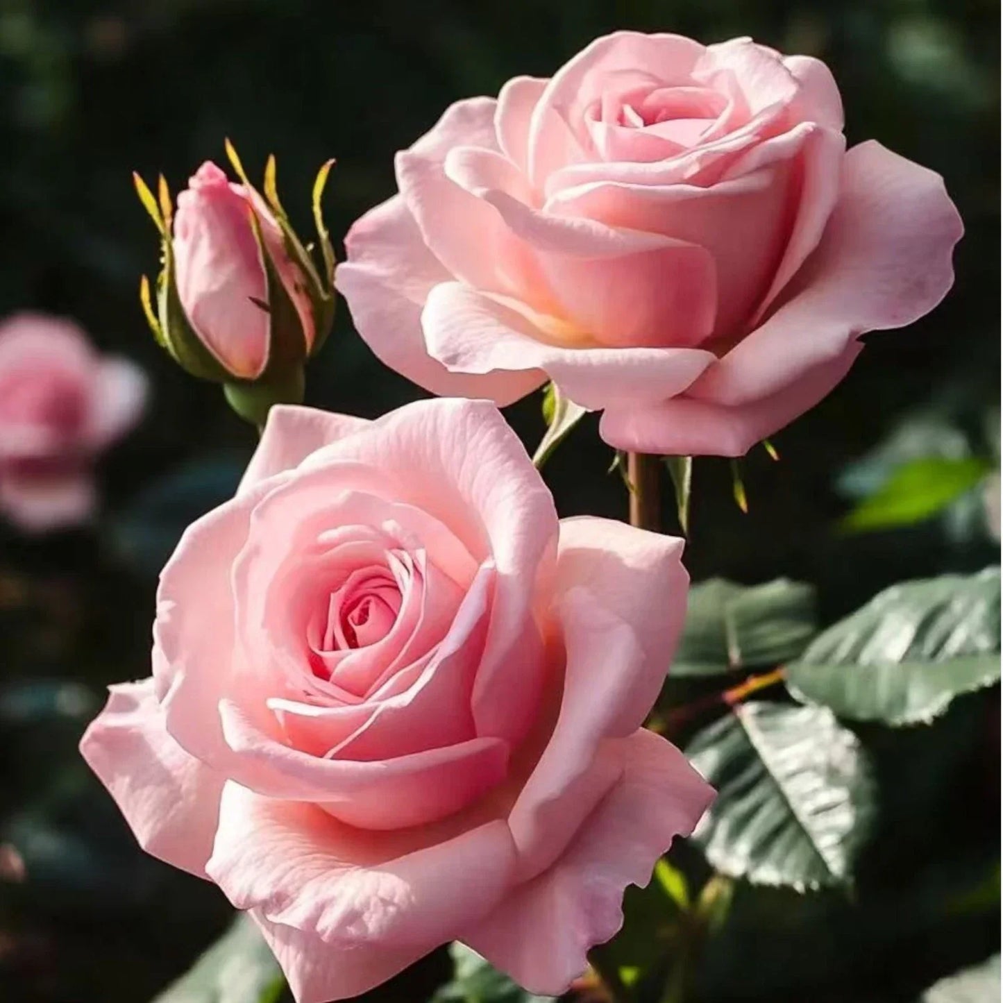 Light Pink Rose Seeds - 20 Non-GMO Heirloom Rosa spp. Seeds for Home Gardens