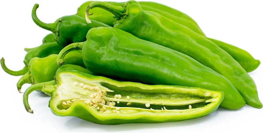 Anaheim Hot Chile Pepper Seeds - 25 Pack, Capsicum annuum, Non-GMO, Heirloom, Spicy Pepper Seeds for Garden or Container Planting