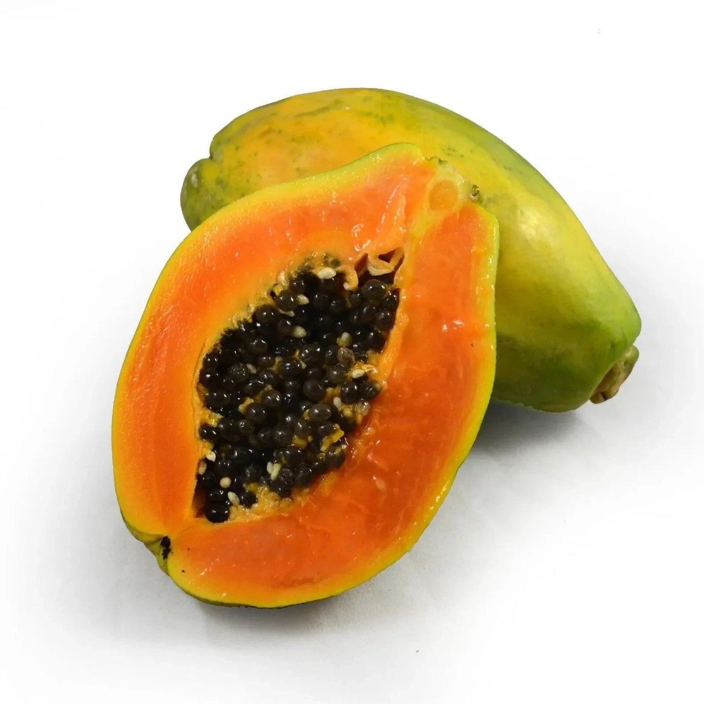 Hawaiian Solo Sunrise Strawberry Papaya Seeds – Carica papaya Tropical Fruit for Home Garden, Sweet, Vibrant Orange-Pink, 30 Seeds
