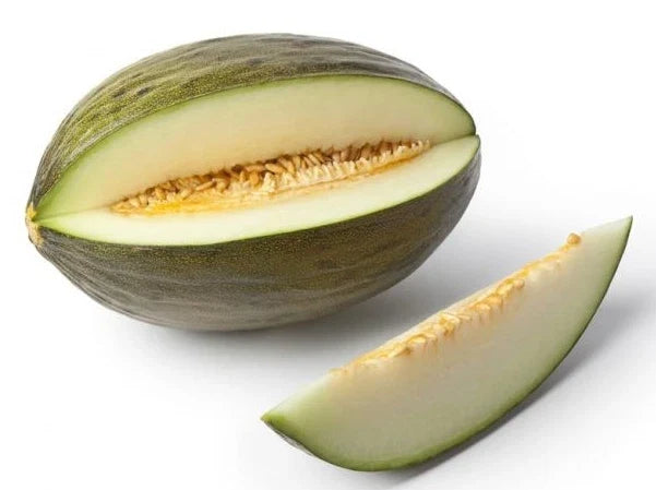 Early Valencia Melon Seeds – Organic Heirloom Honeydew Cucumis melo, Pack of 12+ Seeds for Home Garden, Juicy & Sweet