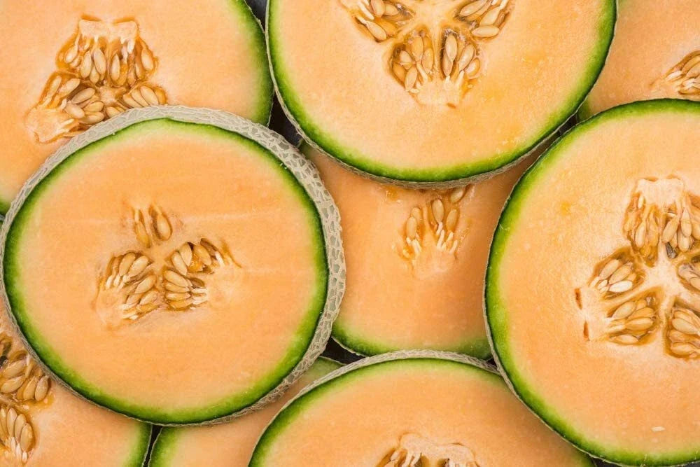 Hales Best Cantaloupe Seeds - 50 Pack, Heirloom, Cucumis melo, Grown in USA, Non-GMO, Juicy Melon Seeds for Home Garden