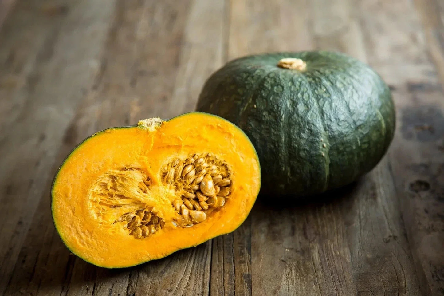 Organic Kabocha Pumpkin Seeds 12 Pack | Japanese Winter Squash Cucurbita maxima | Nutty Flavor, Full Sun, Heirloom Seeds