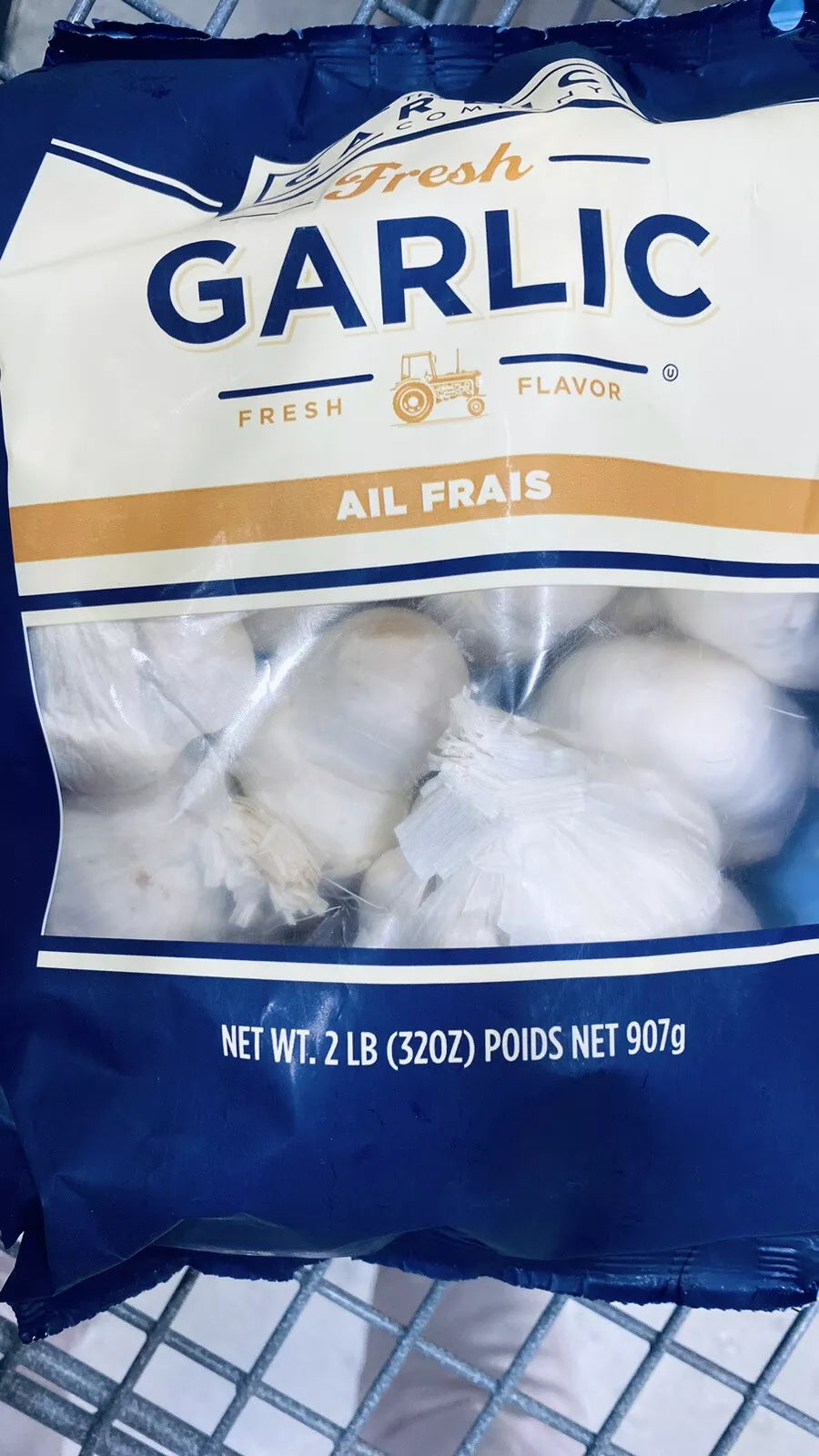 Fresh Garlic Bulbs 2lb All Natural Ail Frais for Cooking and Planting