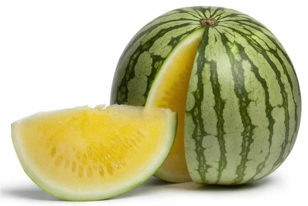 Yellow Doll Watermelon Seeds - Citrullus lanatus - Sweet Yellow Flesh Watermelon