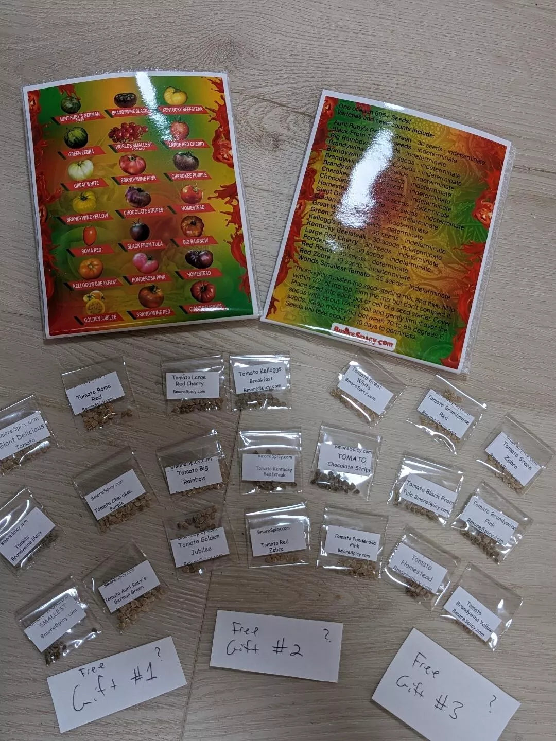 Tomato Seeds Combo Pack 605+ Varieties - Colorful Heirloom Solanum lycopersicum Seed Collection