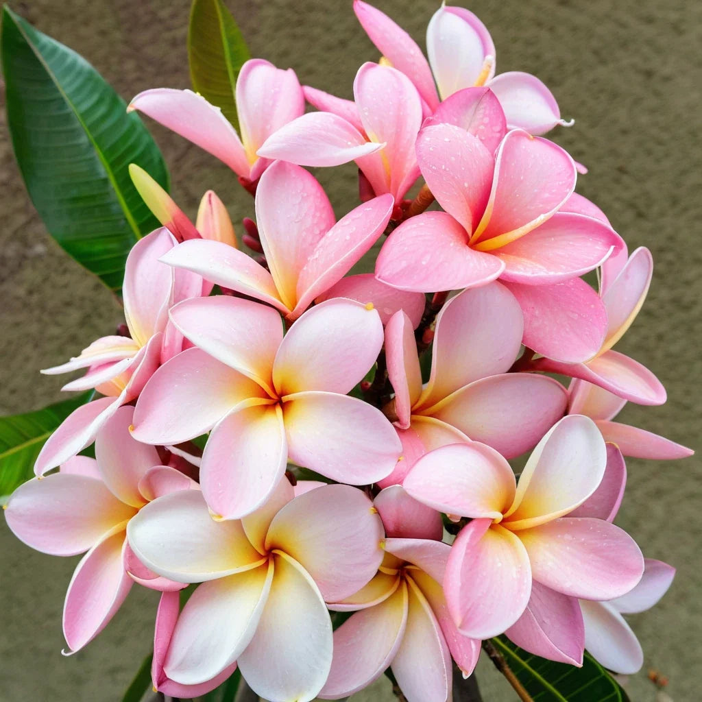 Pale Pink Plumeria Seeds - 5 Frangipani Seeds for Garden & Landscaping - Plumeria rubra Tropical Flower Plants