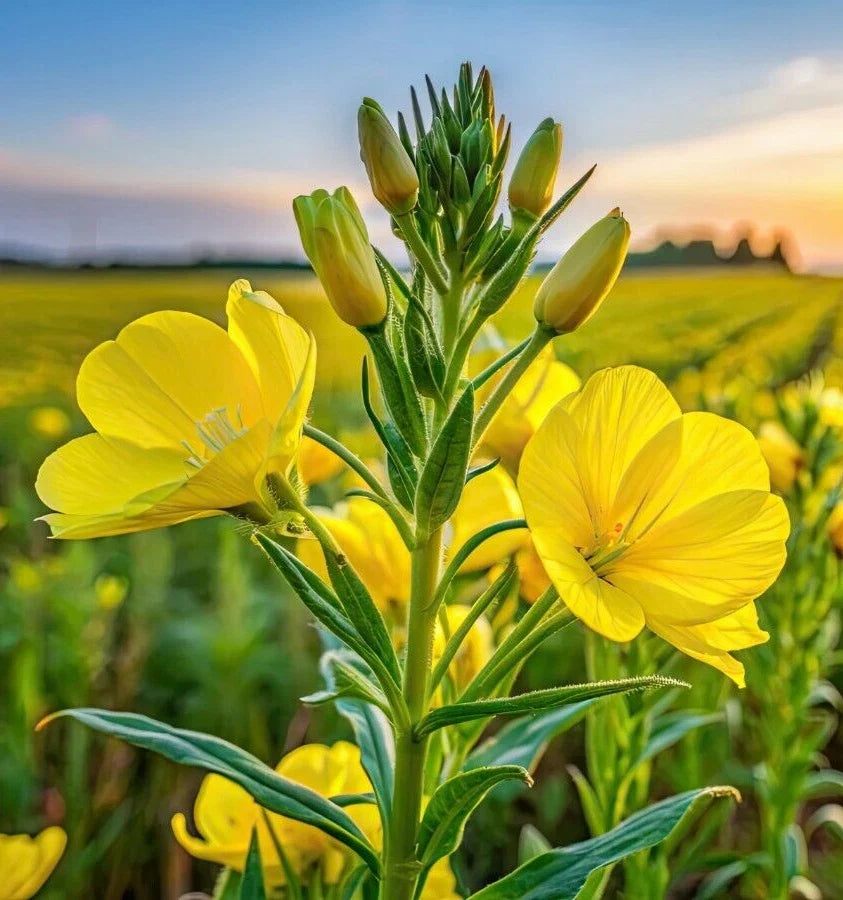 Evening Primrose Seeds Bulk 513 Count - Large Yellow Flowers Oenothera biennis for Gardens