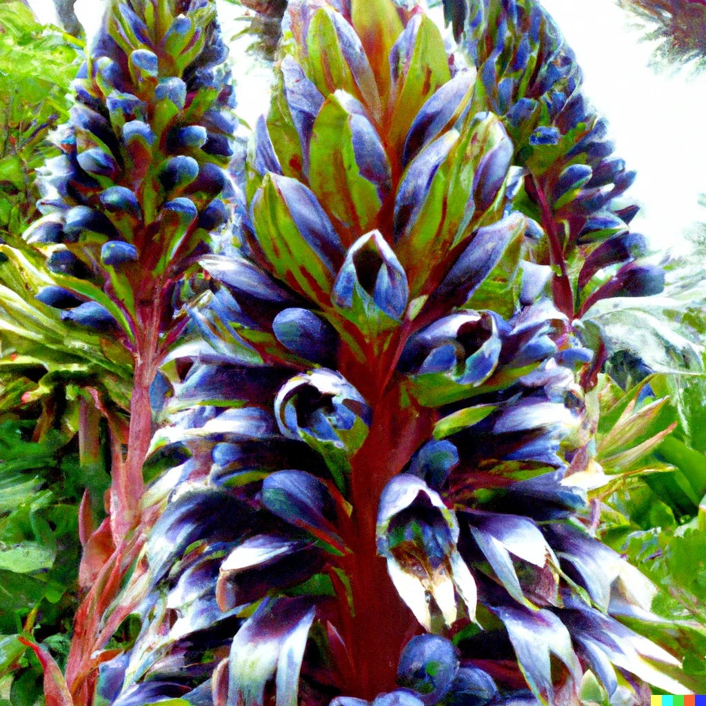 Puya alpestris Seeds - 10 Pack, Sapphire Tower, Rare Exotic Tropical Plant, Blue-Green Foliage, Flower Spikes, Indoor & Outdoor Gardening
