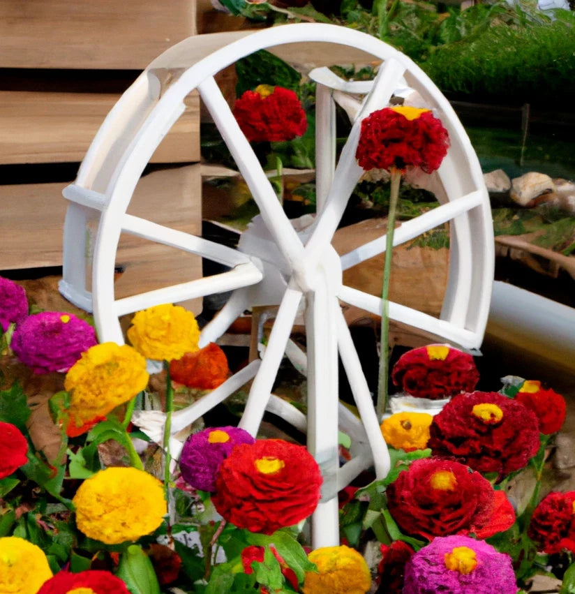 Zinnia Seeds - Pumila Pompon Mix - Vibrant Colors for Cutting Gardens - Zinnia elegans - 200+ Seeds