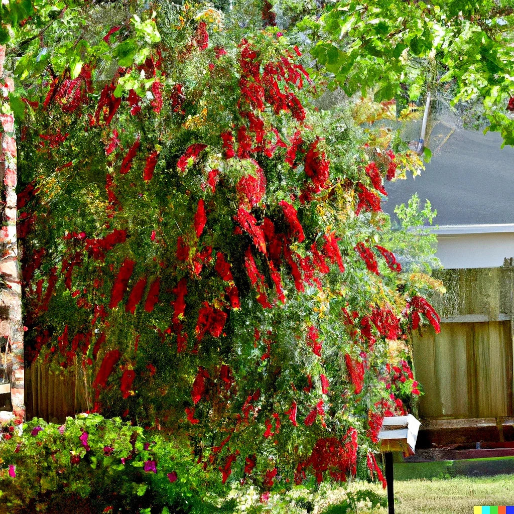 Weeping Bottle Brush Seeds - 100+ Callistemon viminalis Red Flower Fast Growing Tree Seeds for Garden Landscaping