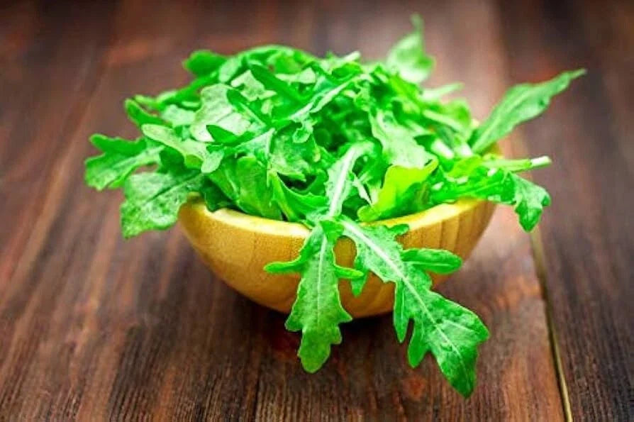 Organic Arugula Seeds Pack of 200 - Heirloom Non-GMO Garden Seeds - Eruca sativa, Leafy Green, Fast-Growing, USA Grown