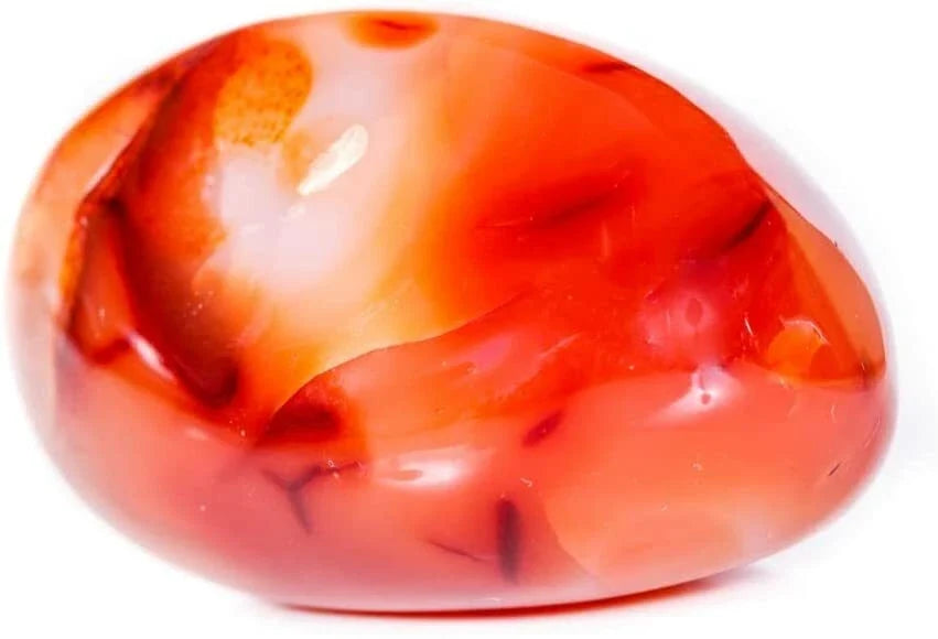 Carnelian Love Crystals Set of 3 | Healing Stones for Energy & Passion | Natural Gemstones Chalcedony