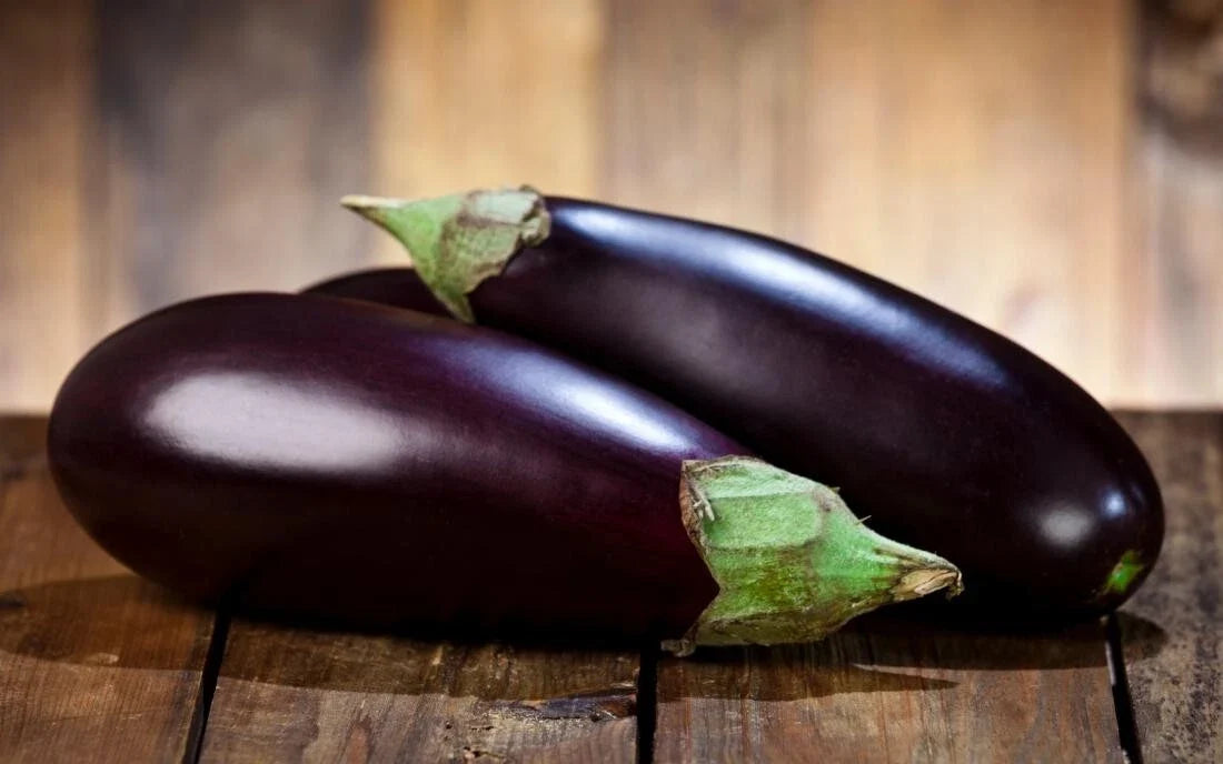 Eggplant Seeds - Heirloom Solanum melongena - 5 Pack, Bountiful Harvest, Non-GMO, Full Sun, Container & Garden Planting