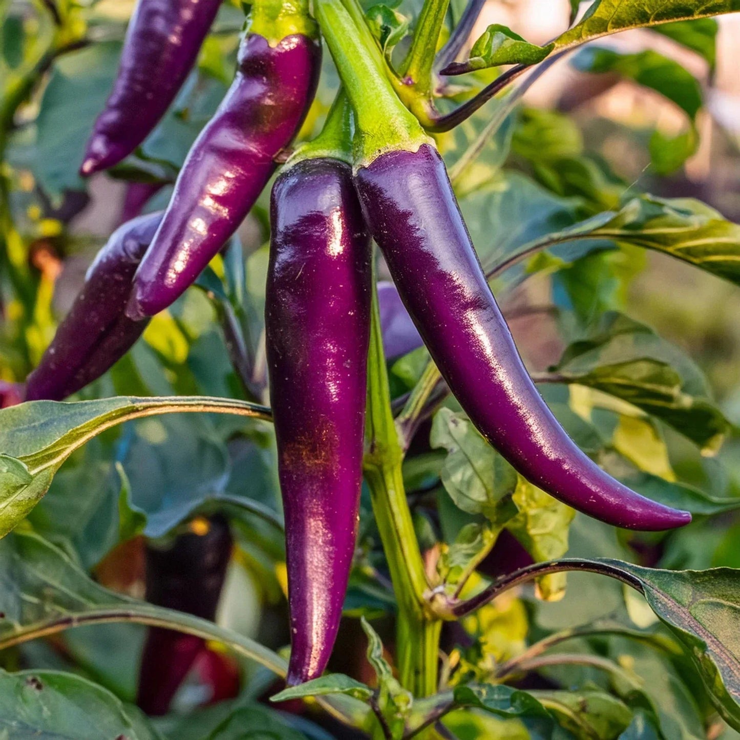 Purple Cayenne Pepper Seeds - Heirloom Organic Non-GMO - 100+ Seeds Capsicum annuum