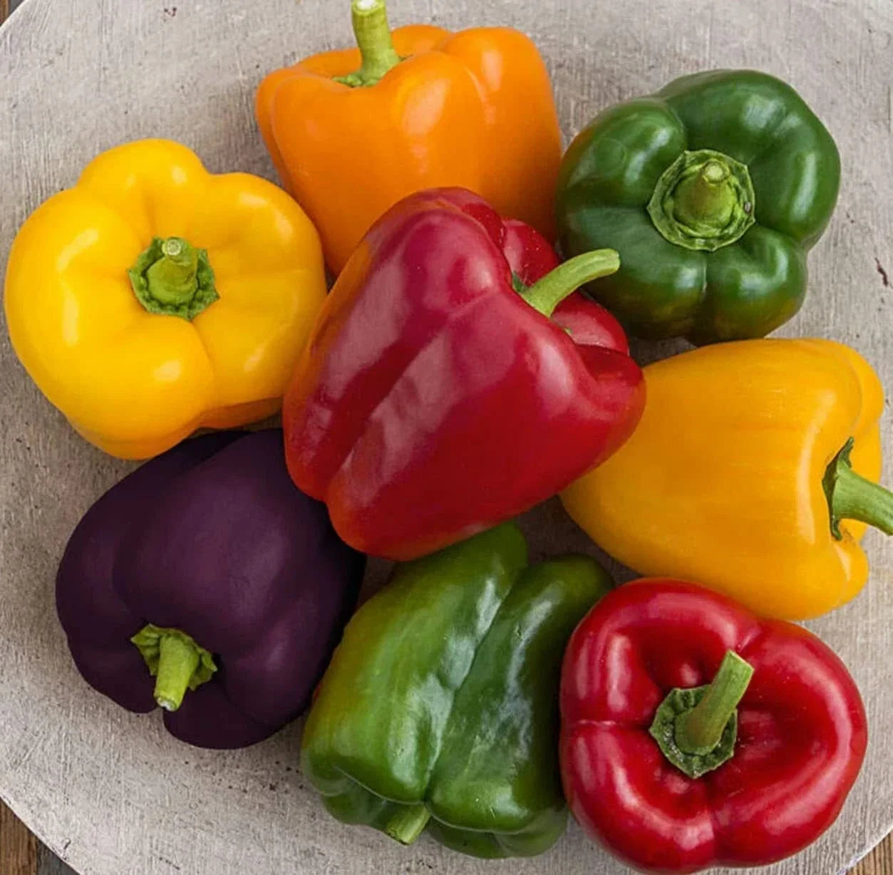 Rainbow Blend Sweet Bell Pepper Seeds - 300+ Capsicum annuum for Colorful Garden & Cooking