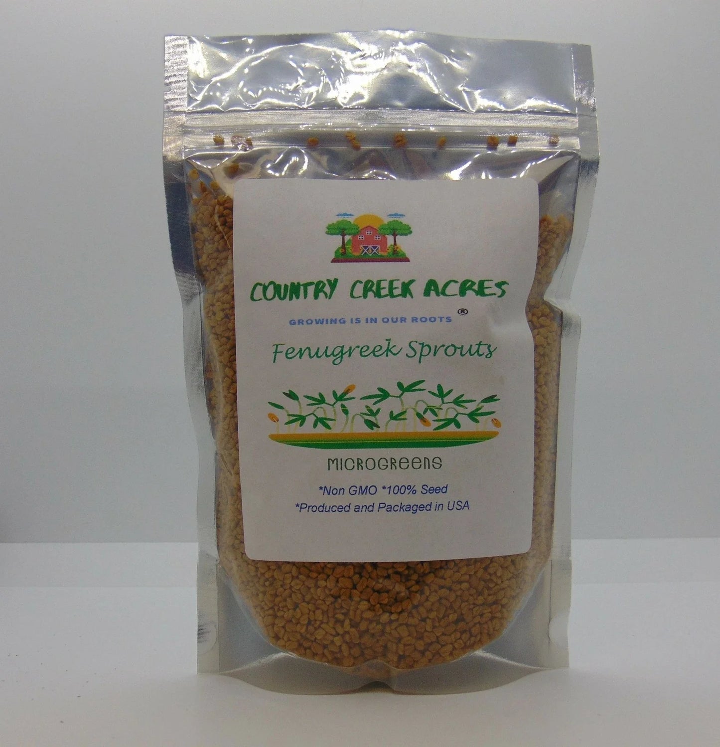 Organic Fenugreek Seeds 16 oz for Culinary Use Trigonella foenum-graecum Non-GMO Herb Seeds