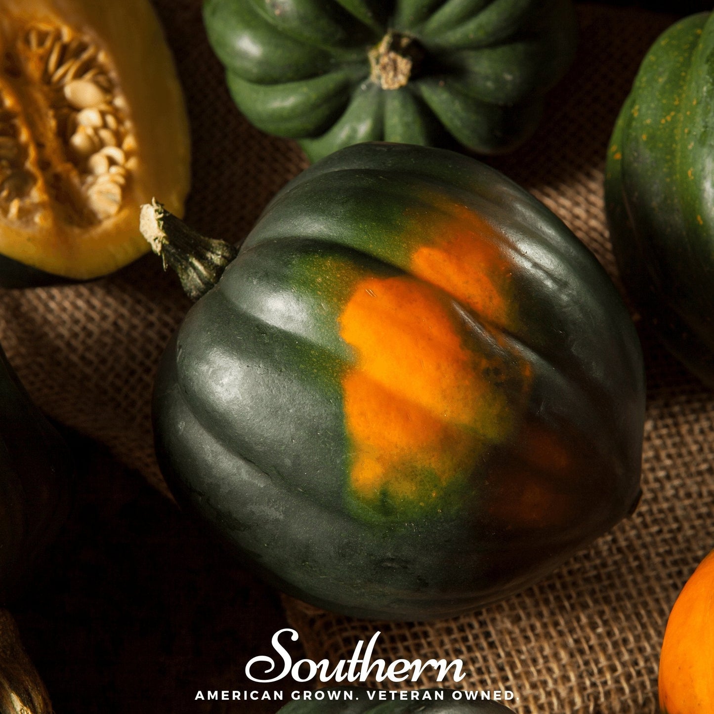 Table Queen Acorn Winter Squash Seeds – Heirloom Cucurbita pepo, 25 Non-GMO, Roasting & Storage, Open Pollinated